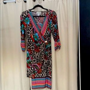 Joseph Ribkoff colorful print dress